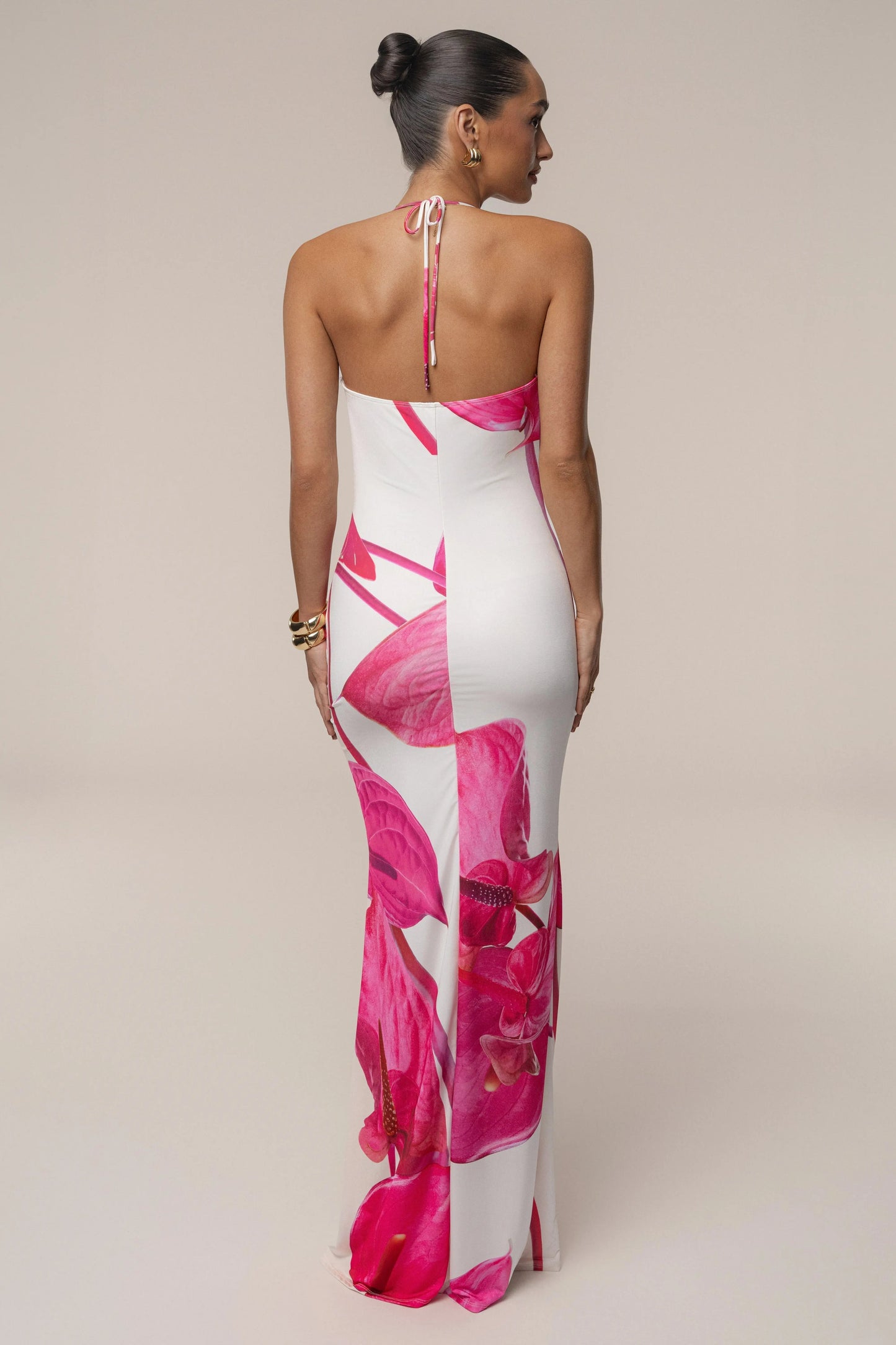 Ivory Midsummer Cowl Neck Dress