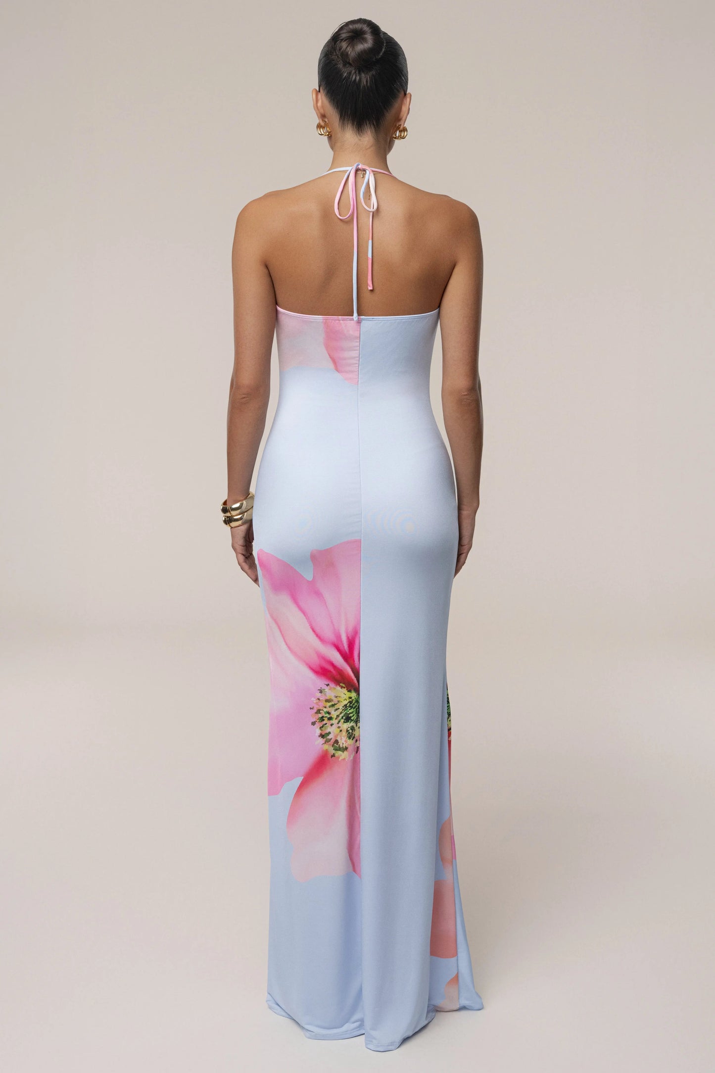 Blue Midsummer Cowl Neck Dress