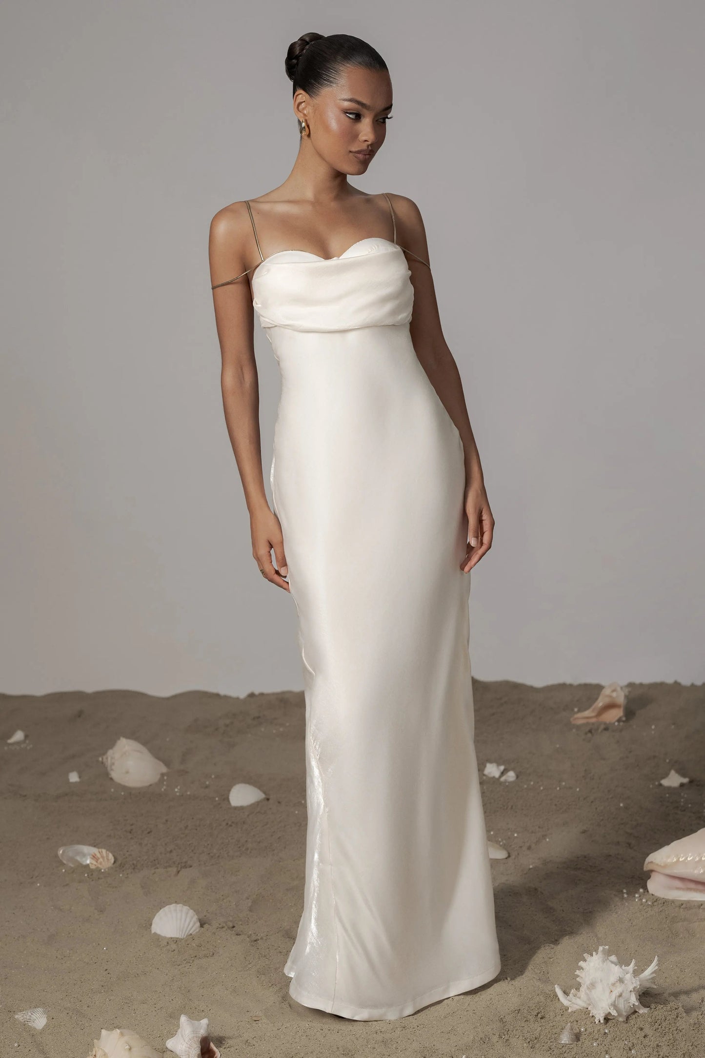 White Iridescent Visions Of You Dress