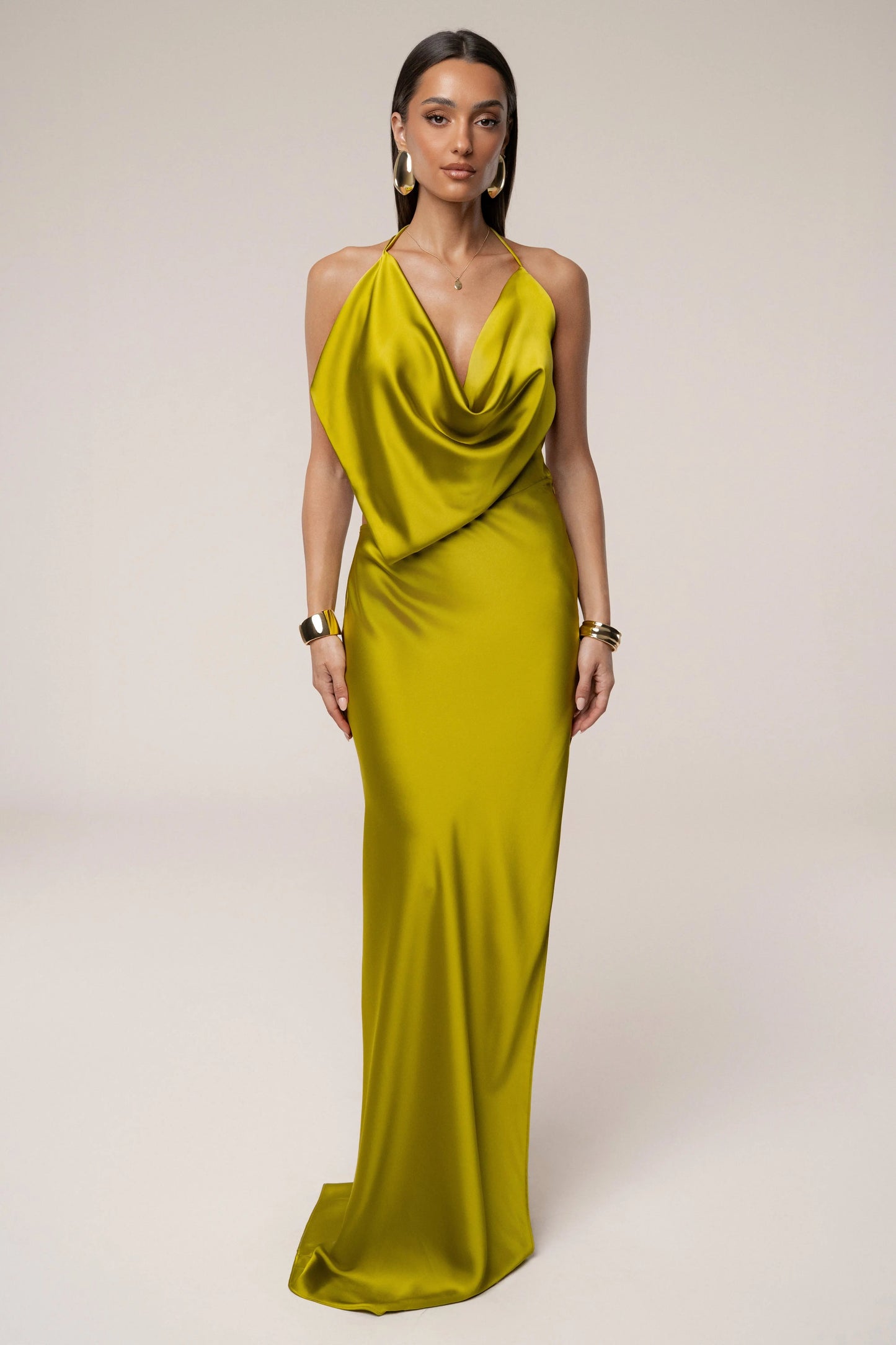 Moss Delmara Cowl Maxi Dress