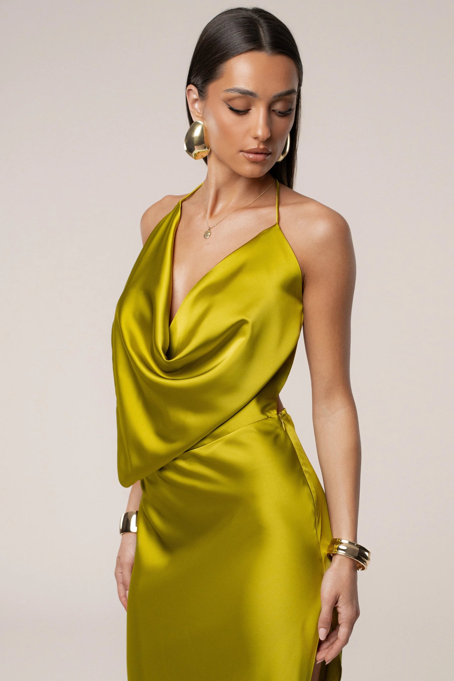 Moss Delmara Cowl Maxi Dress