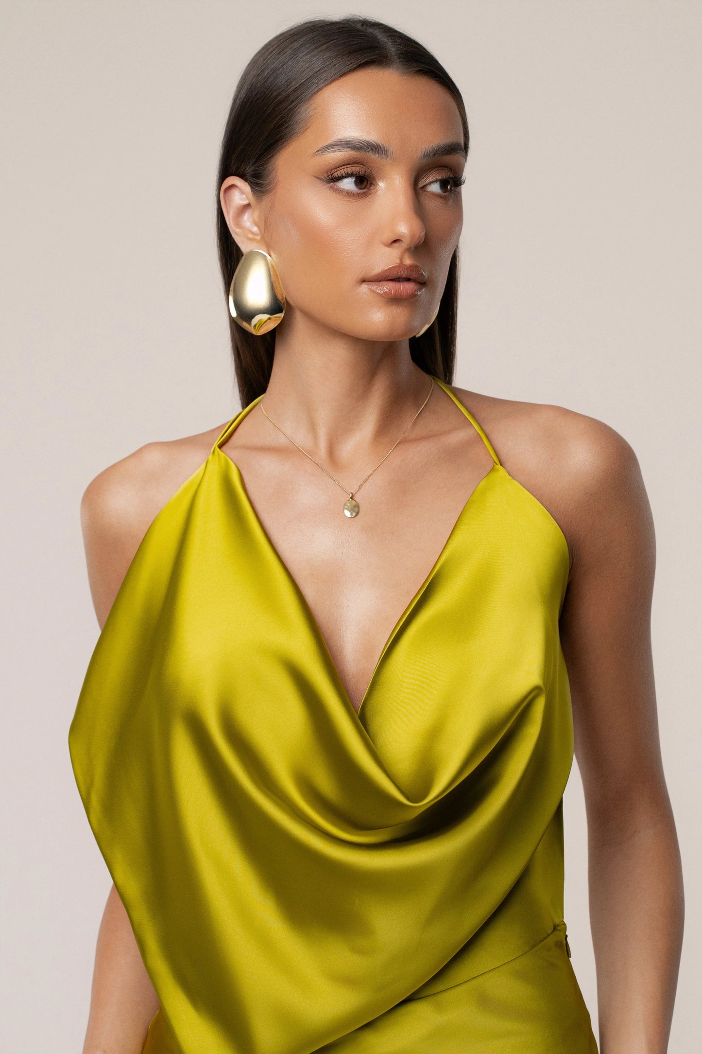 Moss Delmara Cowl Maxi Dress