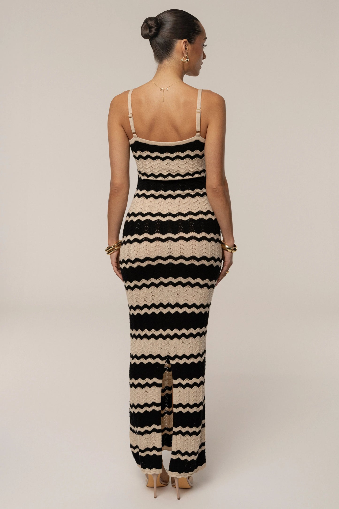 Black Azula Knit Maxi Dress