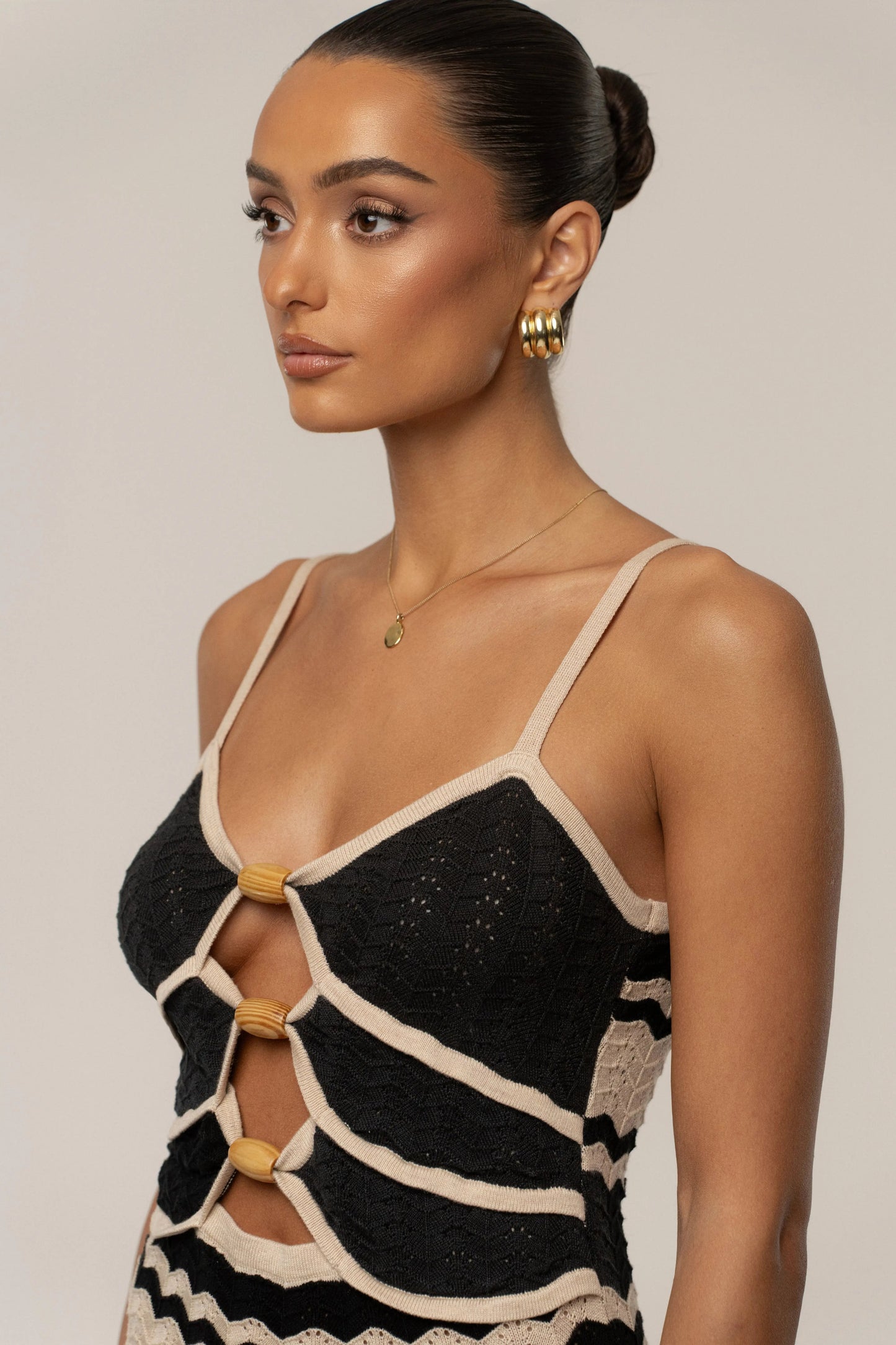 Black Azula Knit Maxi Dress