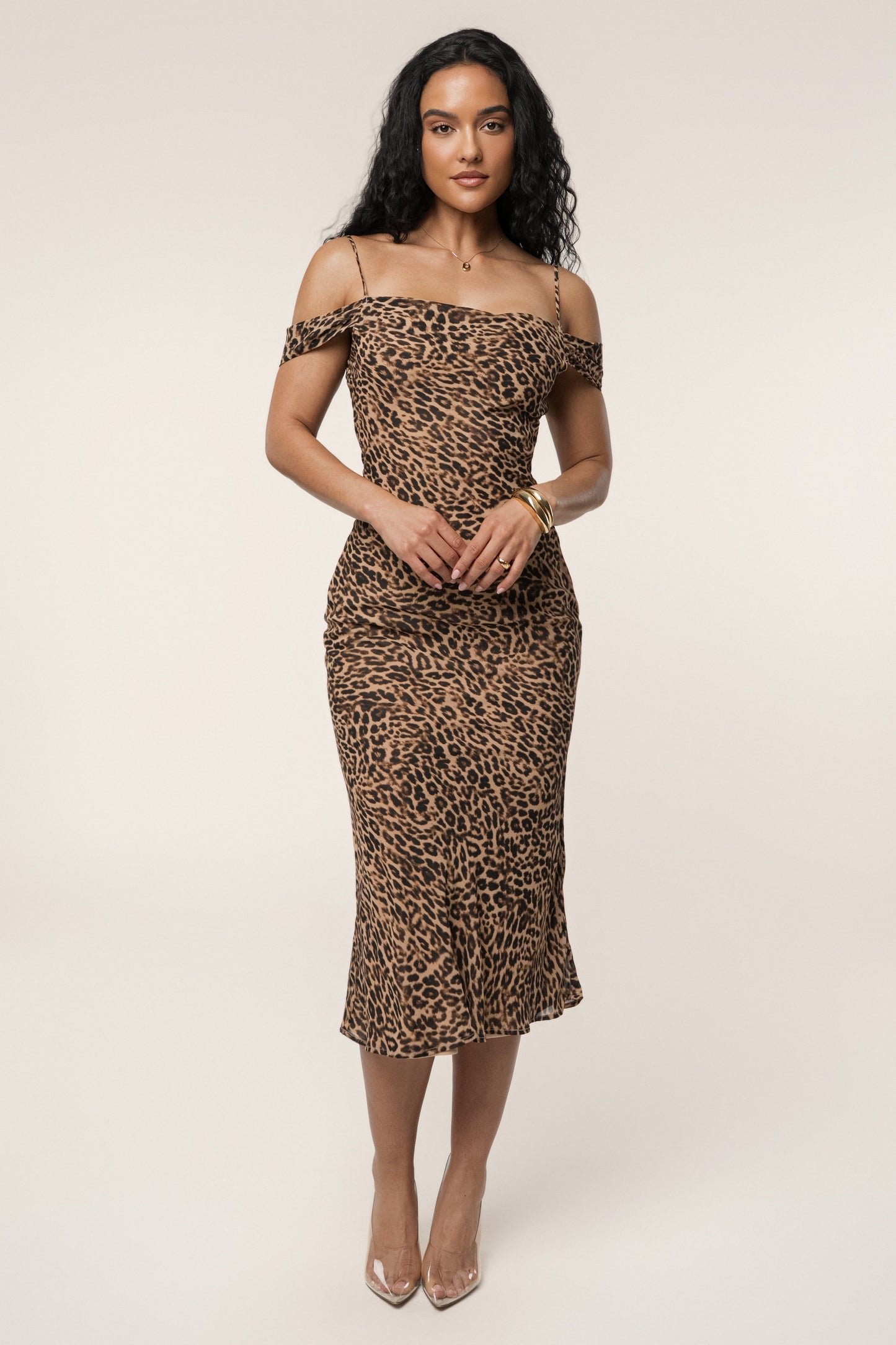 Leopard Print Hera Maxi Dress