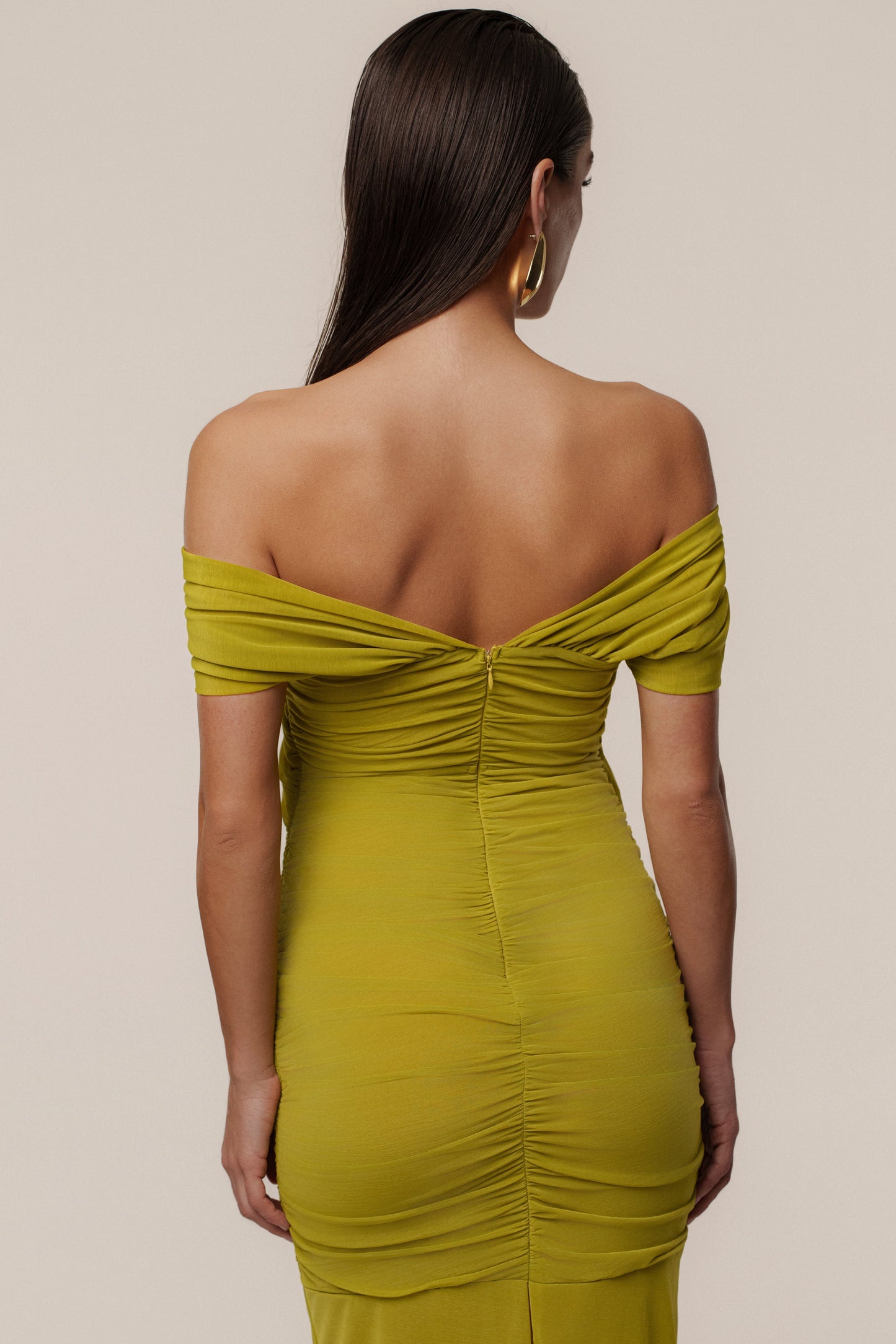 Moss Alessandra Off Shoulder Maxi Dress