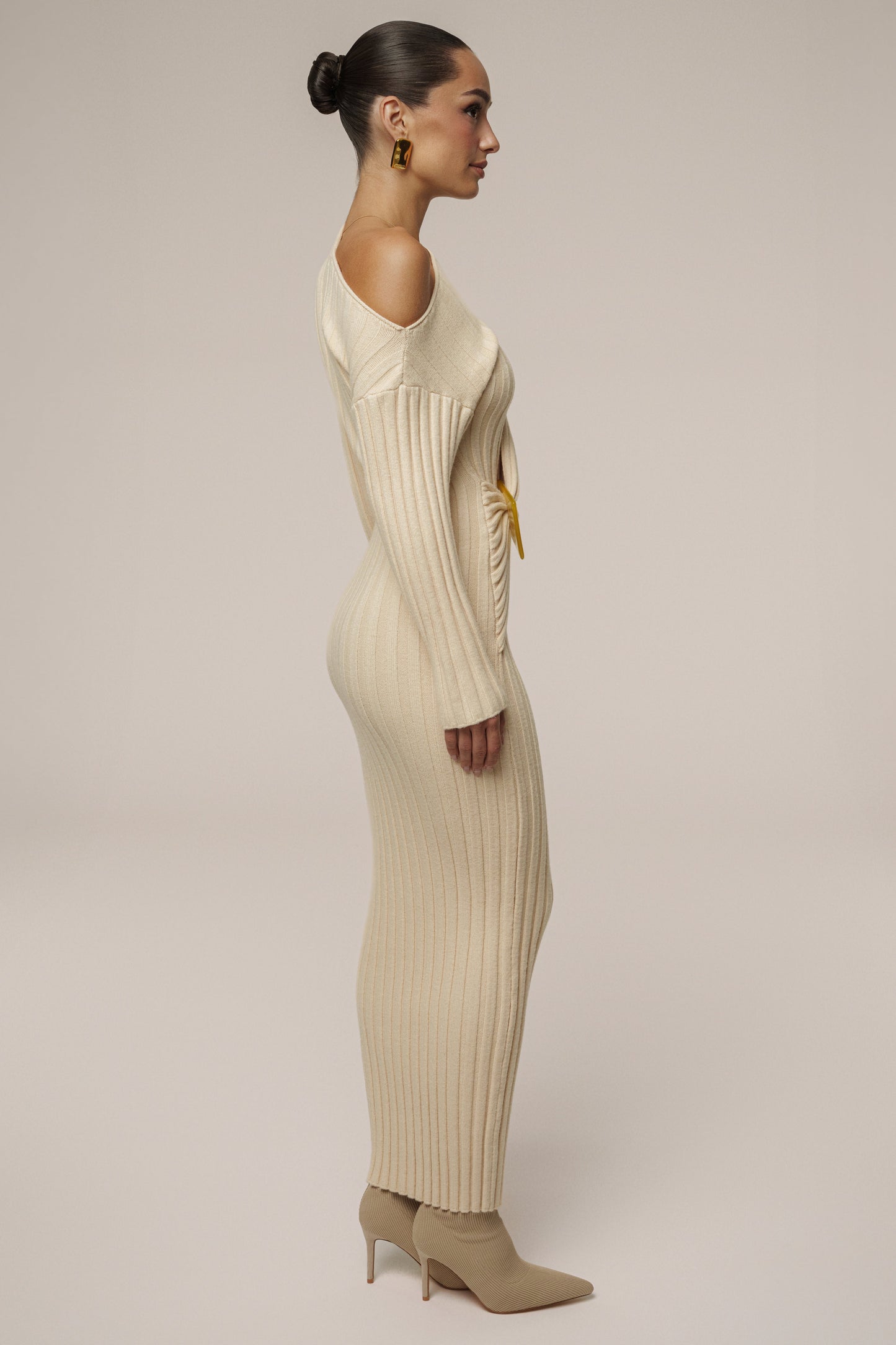 Ivory Auttomn Maxi Dress