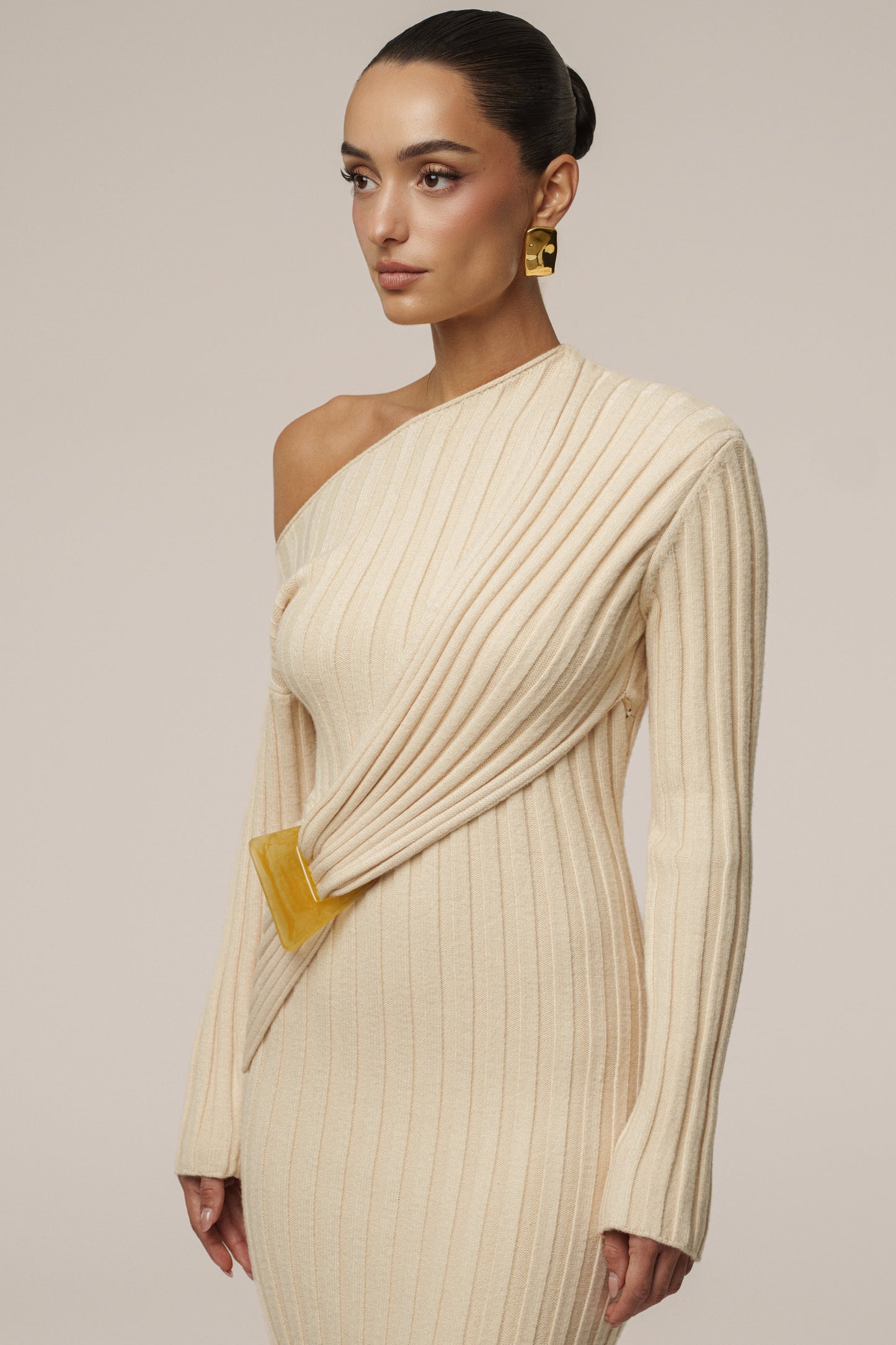 Ivory Auttomn Maxi Dress